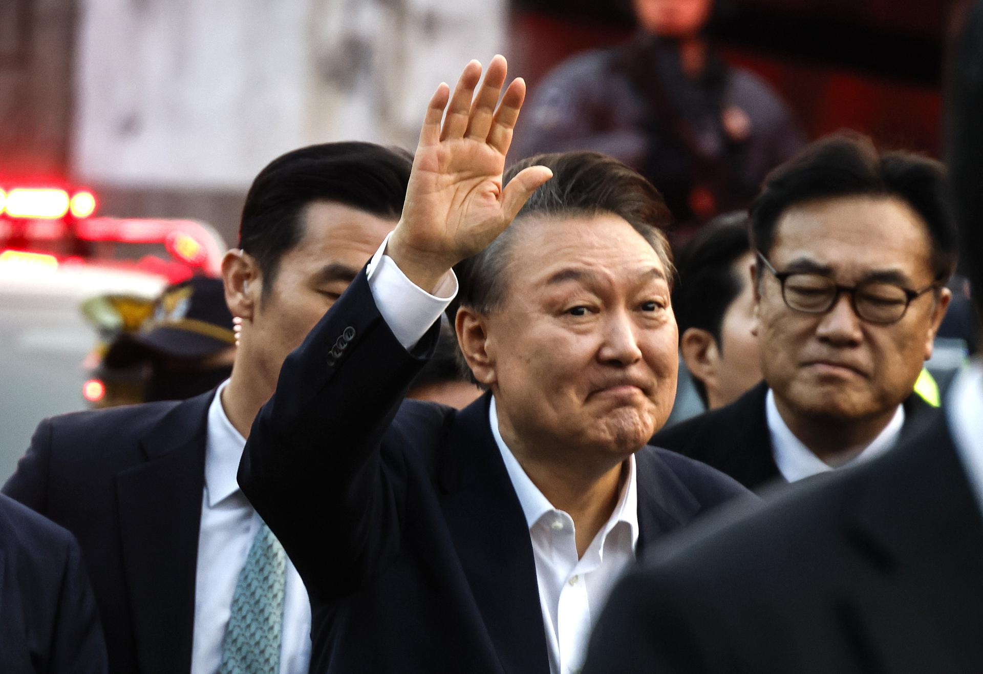 Fotografía de archivo de Yoon Suk-yeol, destituido como presidente de Corea del Sur. EFE/EPA/JEON HEON-KYUN