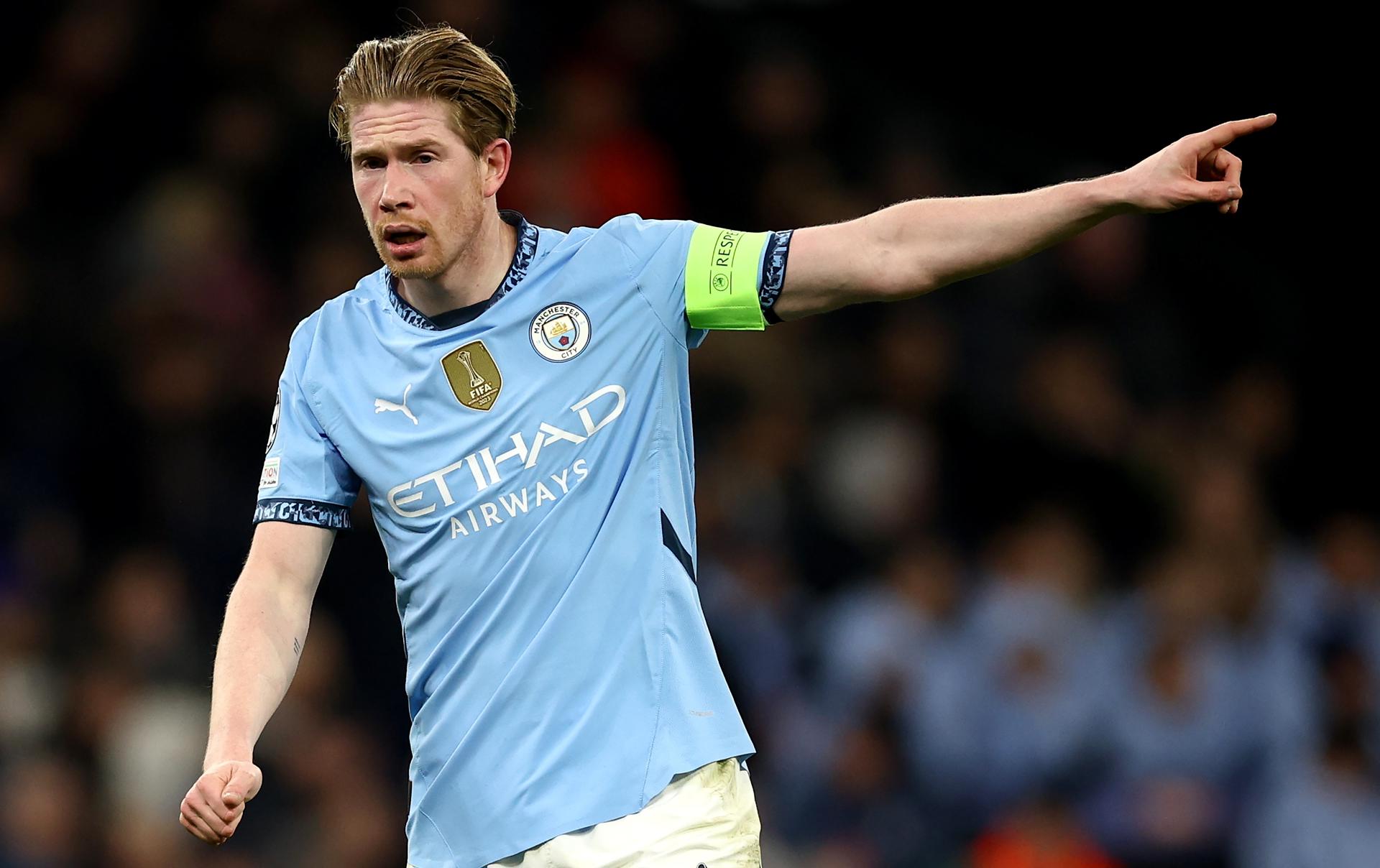 Kevin De Bruyne, centrocampista belga del Manchester City. EFE/EPA/ADAM VAUGHAN