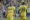 El centrocampista del Villarreal Yeremy Pino celebra su gol ante el Espanyol durante el partido de Liga que disputan este domingo en el estadio La Cerámica de Villarreal. EFE/ Manuel Bruque