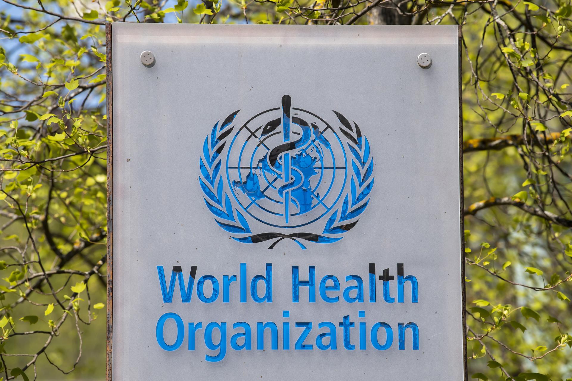 Logo de la Organización Mundial de la Salud (OMS) EFE Archivo/MARTIAL TREZZINI