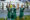 Jugadores de Palmeiras celebran tras anotar un gol en un partido de la fase de grupos de la Copa Libertadores. EFE/ Paloma del Solar
