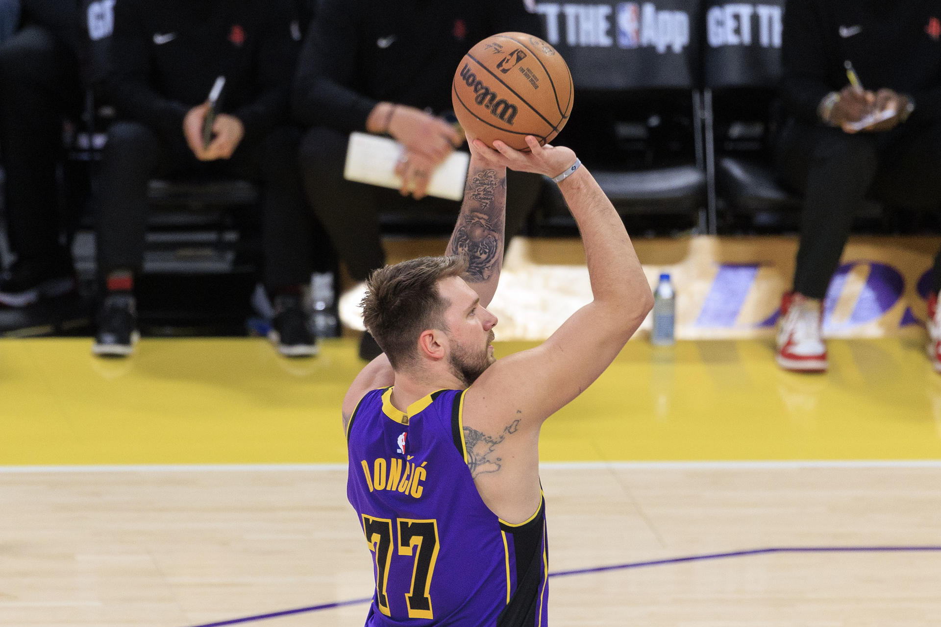 El esloveno Luka Doncic, escolta de Los Angeles Lakers. EFE/ Javier Rojas