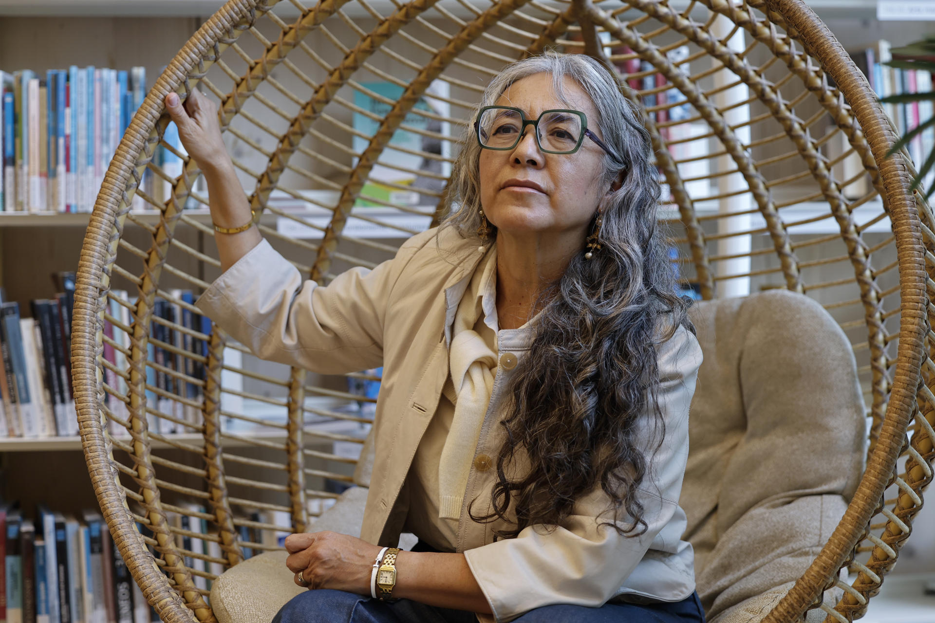 La escritora mexicana Cristina Rivera Garza. EFE/Toni Albir