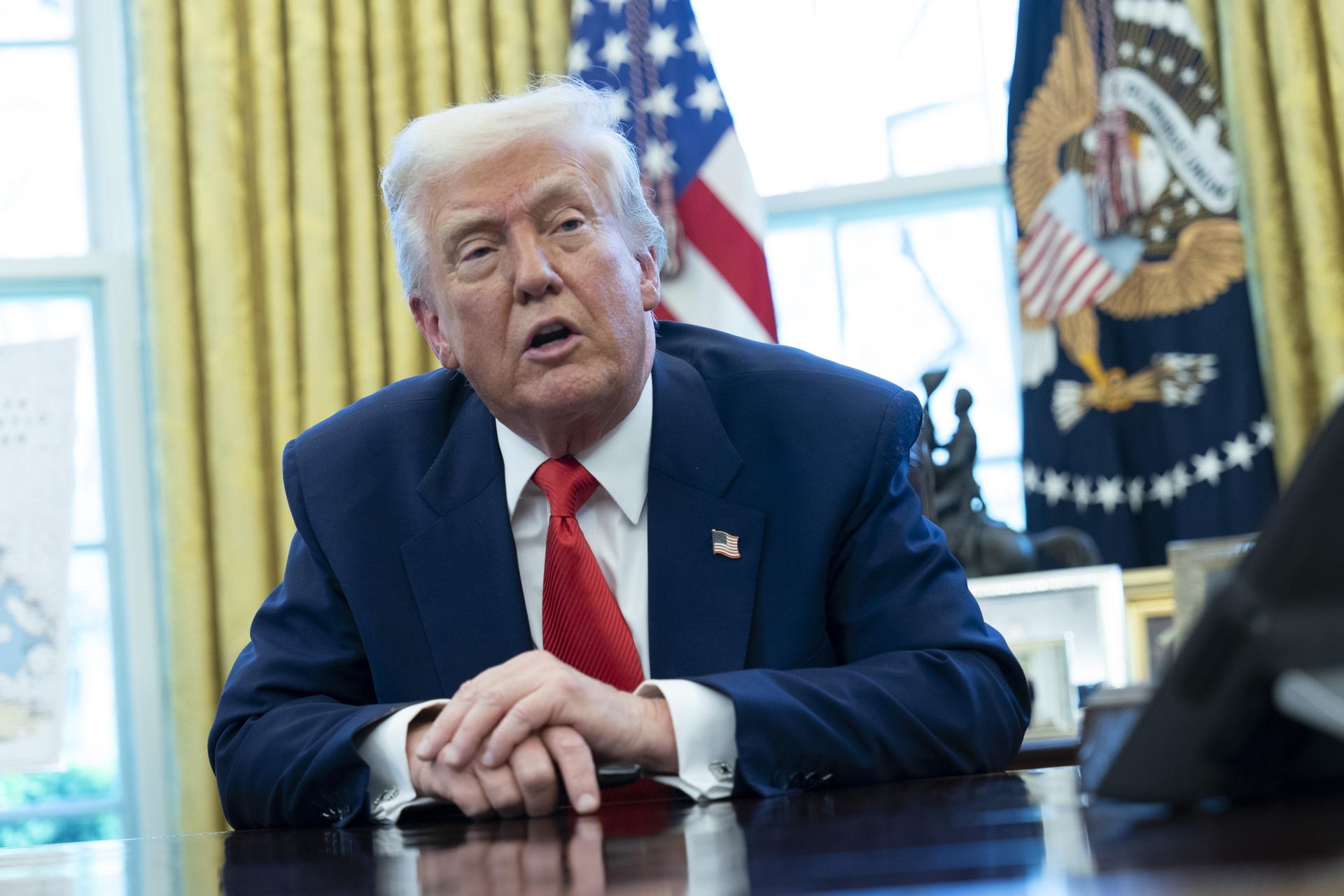 El presidente de Estados Unidos, Donald Trump, en una fotografía de archivo. EFE/CHRIS KLEPONIS