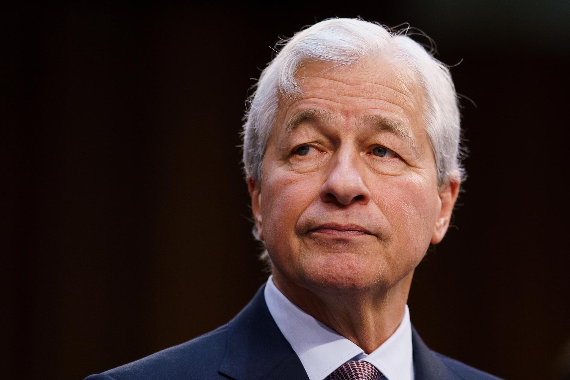 Fotografía de archivo de Jamie Dimon, presidente y director ejecutivo de JPMorgan Chase. EFE/WILL OLIVER