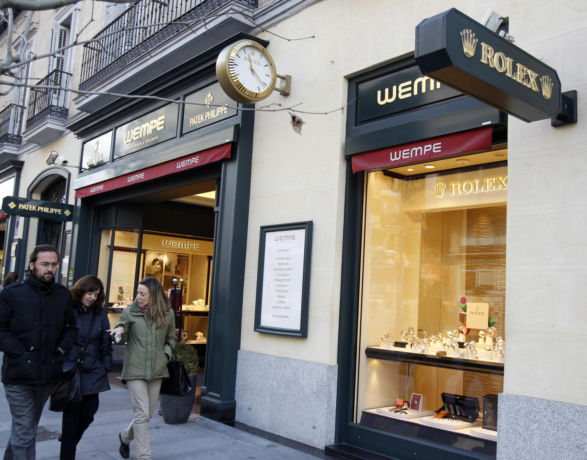 Escaparate de una joyería del centro de Madrid. EFE/Juan M Espinosa/rsa