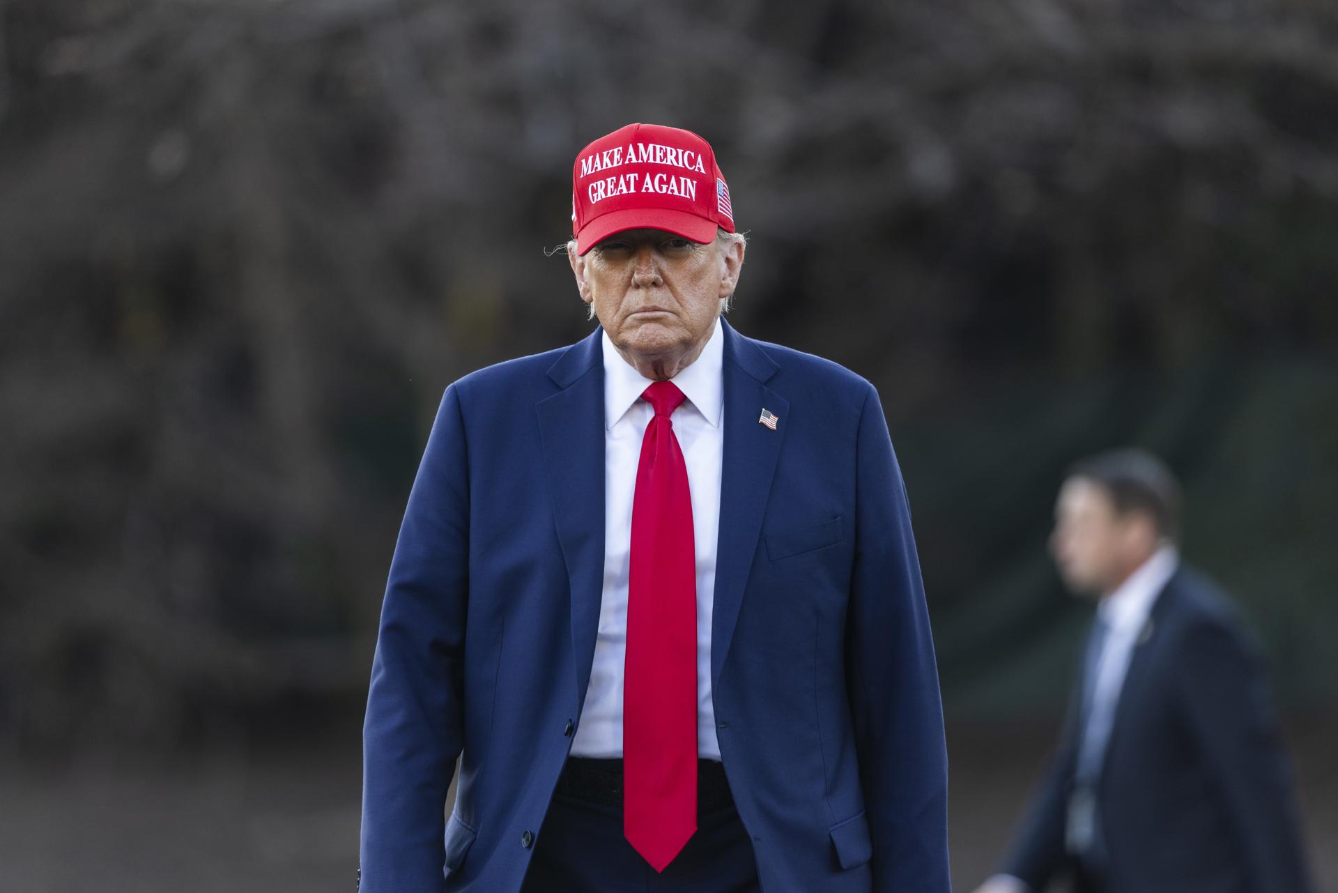Imagen de archivo del presidente de Estados Unidos, Donald Trump. EFE/EPA/JIM LO SCALZO
