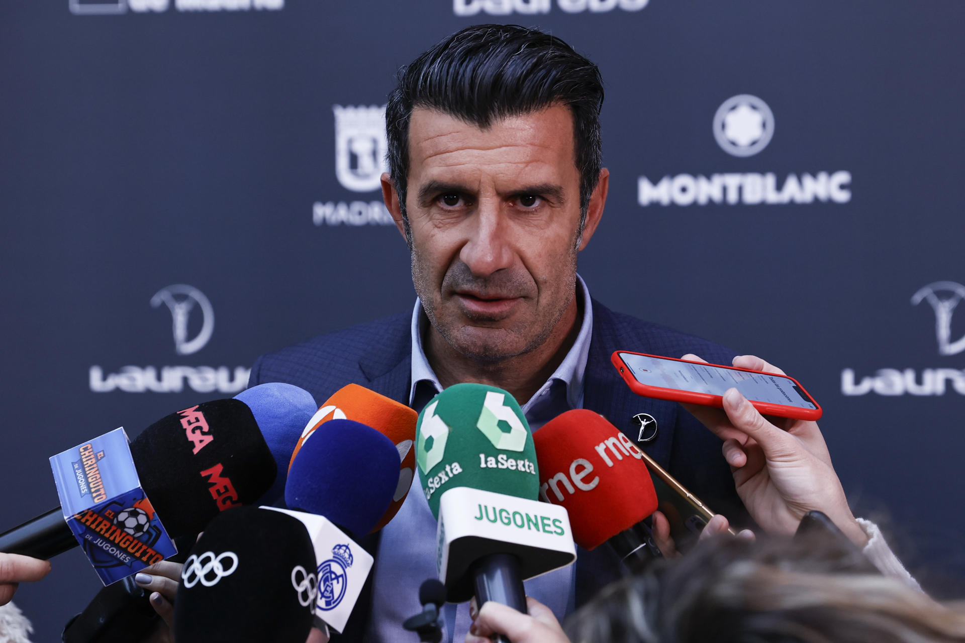 Imagen de archivo de Luis Figo. EFE/ Fernando Alvarado