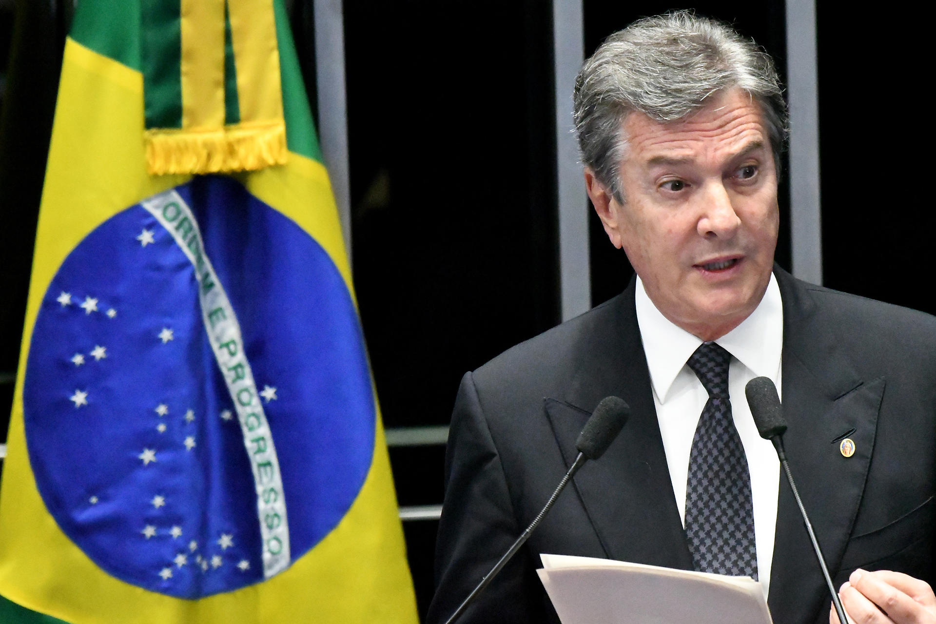 El expresidente de Brasil Fernando Collor de Mello, en una fotografía de archivo. EFE/CADU GOMES