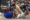 El escolta estadounidense del Barça Kevin Punter (i) lucha por la posesión con el escolta estadounidense del Mónaco Jordan Loyd durante el tercer partido de la eliminatoria de cuartos de final de la Euroliga de baloncesto entre el Barça y el AS Mónaco, este miércoles en el Palau Blaugrana. EFE/ Enric Fontcuberta.