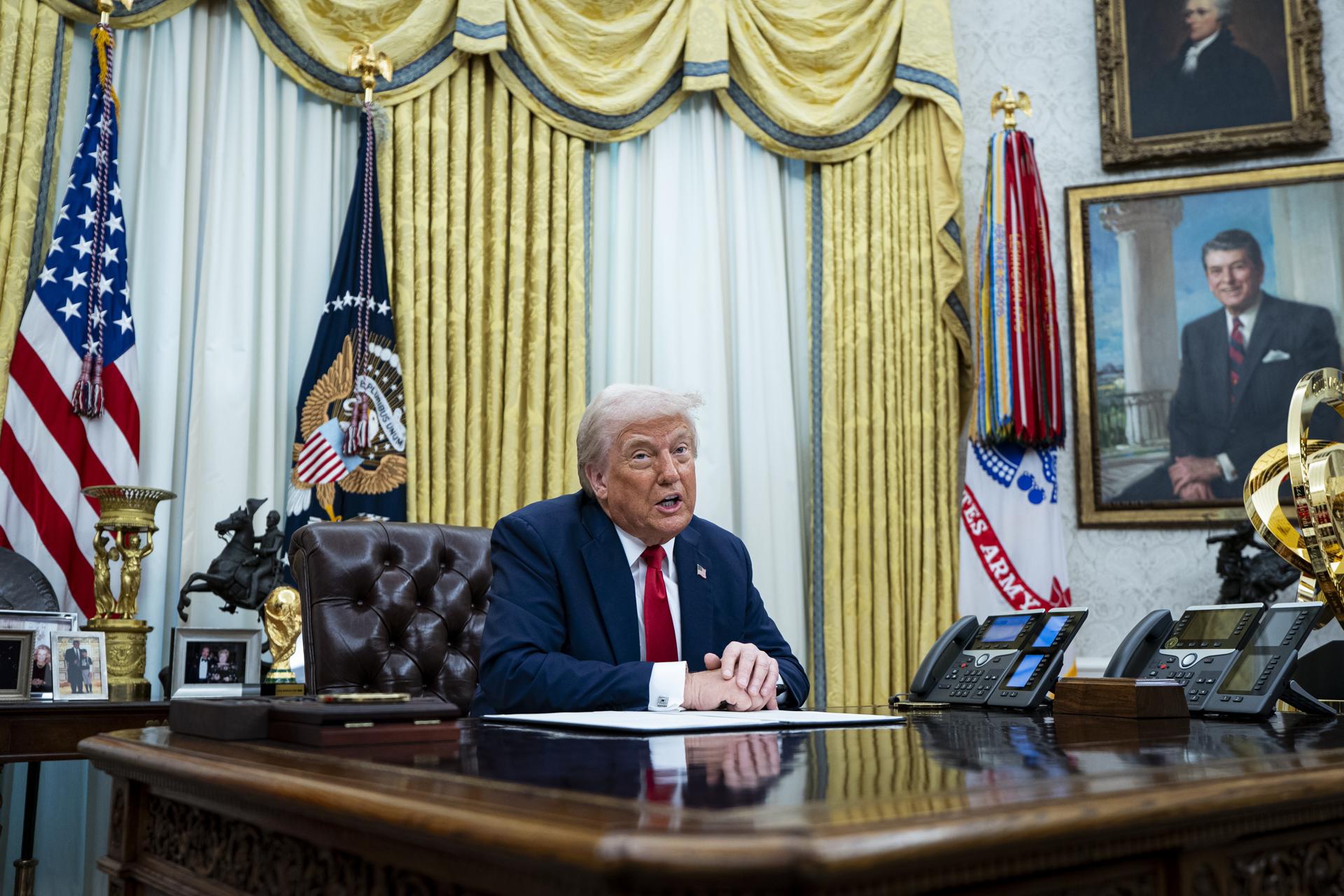 El presidente de Estados Unidos, Donald Trump, en una fotografía de archivo.EFE/ALEXANDER DRAGO