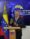 Fotografía cedida por Prensa del Ministerio de Interior, Justicia y Paz, donde se observa al titular de este ministerio, Diosdado Cabello, hablando durante unas declaraciones, en Caracas (Venezuela). EFE/ Ministerio de Interior, Justicia y Paz