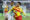 El defensa del Betis Natan Bernardo de Souza (i) pelea un balón con Mohamed Lamine, del Jagiellonia Bialystok, durante el partido de ida de los cuartos de final de la Liga Conferencia que Real Betis y Jagiellonia Bialystok disputan este jueves en el estadio Benito Villamarín, en Sevilla. EFE/José Manuel Vidal
