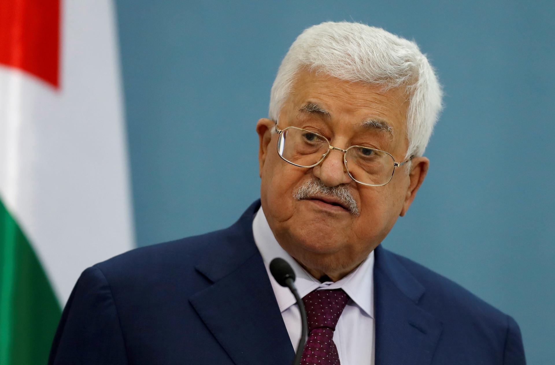 Imagen de archivo del presidente de la Autoridad Nacional Palestina (ANP), Mahmud Abás. EFE/ Atef Safadi