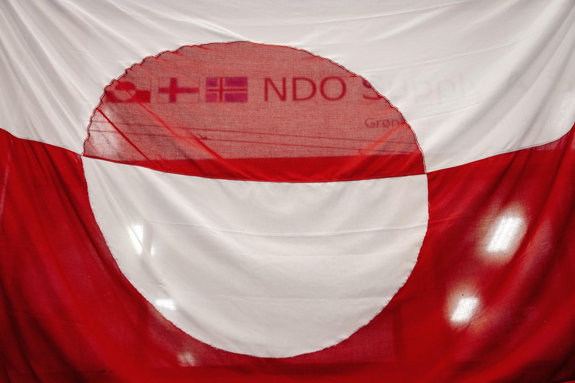 Imagen de la bandera de Groenlandia.EFE/EPA/Mads Claus Rasmussen