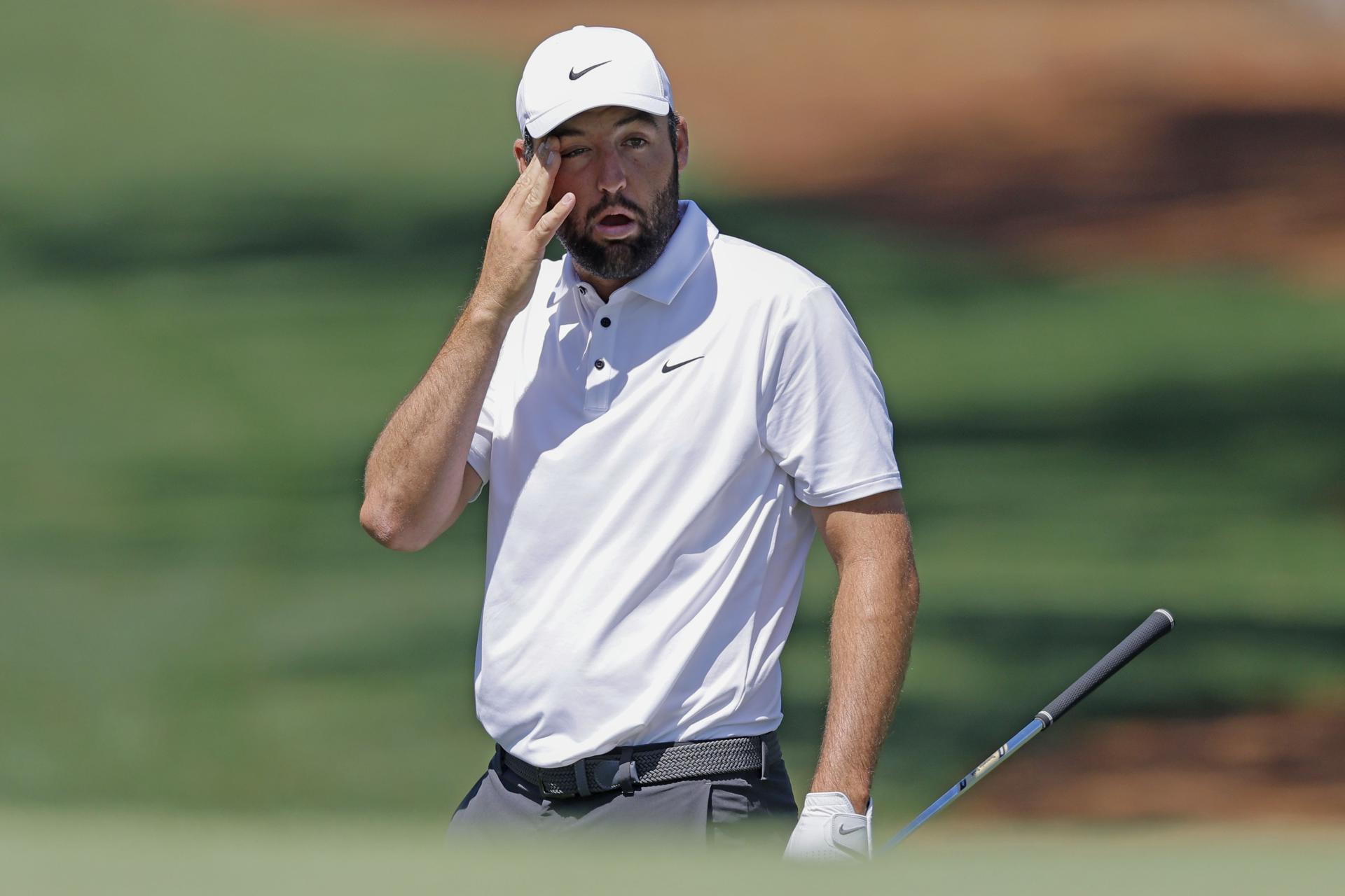 Scottie Scheffler, durante una práctica para el Masters de Augusta. El estadounidense ha sido campeón del torneo en 2022 y 2024. EFE/EPA/CJ GUNTHER