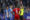 El colegiado De Burgos Bengoechea muestra tarjeta roja al nigeriano del Getafe, Christantus Uche, durante el partido de la jornada 32 de LaLiga EA Sports, entre el RCD Espanyol y el Getafe, en el RCDE Stadium de Barcelona. EFE/ Alberto Estévez
