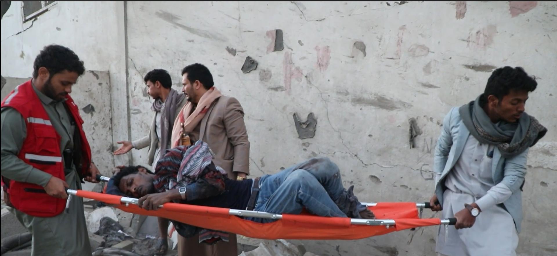 Los rebeldes hutíes del Yemen afirmaron este lunes que al menos 68 personas murieron y otras 47 resultaron heridas en el bombardeo por Estados Unidos de un centro de custodia preventiva de migrantes africanos en la ciudad septentrional yemení de Sadá, según aparece en el imagen. EFE/EPA/HOUTHIS AL-MASIRSAH TV / HANDOUT HANDOUT HANDOUT EDITORIAL USE ONLY/NO SALES