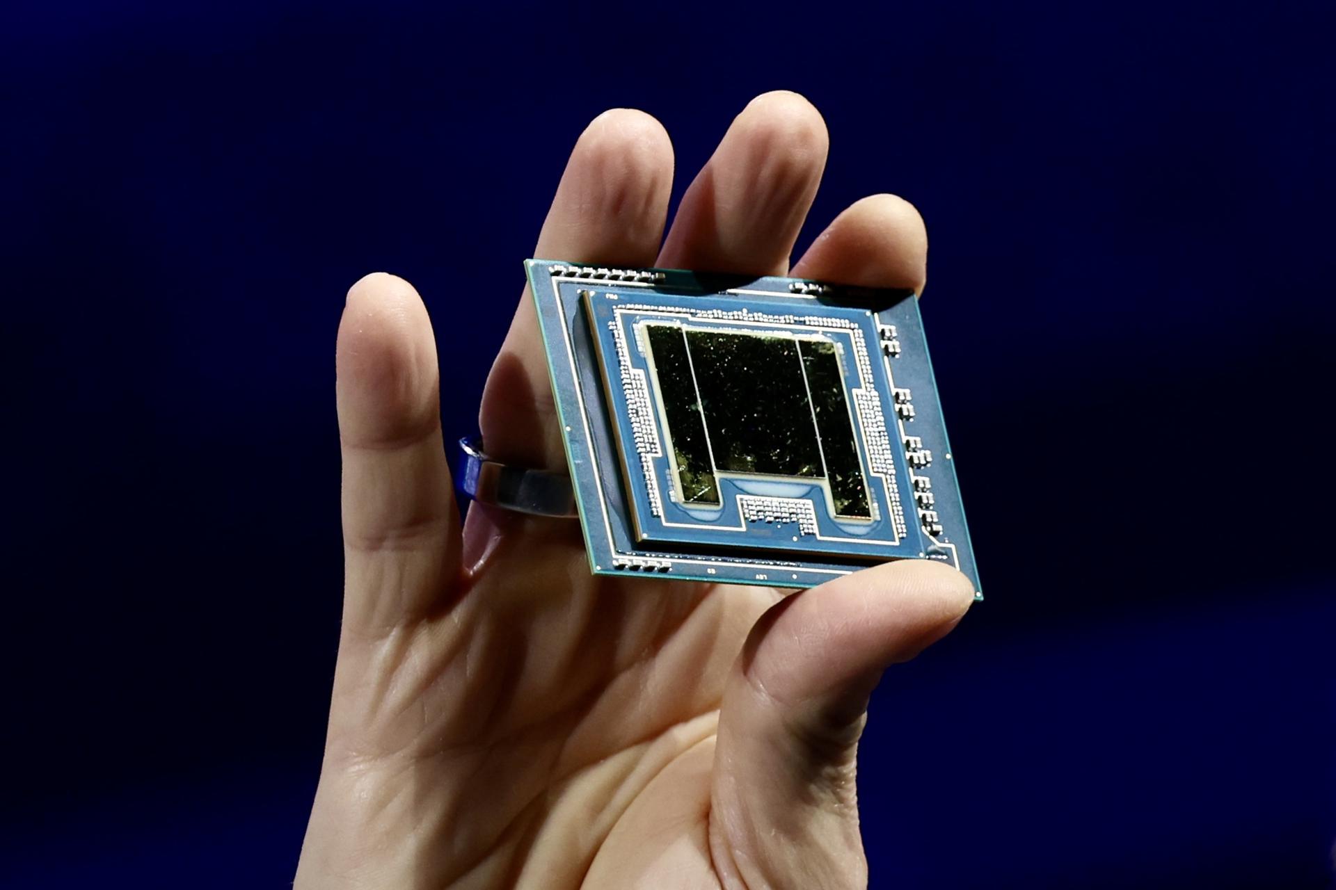 Fotografía de archivo de la CPU de servidor Intel XEON de 6.ª generación. EFE/EPA/RITCHIE B. TONGO