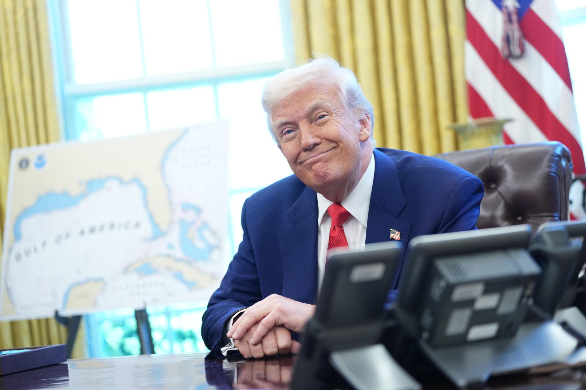 El presidente de Estados Unidos, Donald Trump. EFE/CHRIS KLEPONIS
