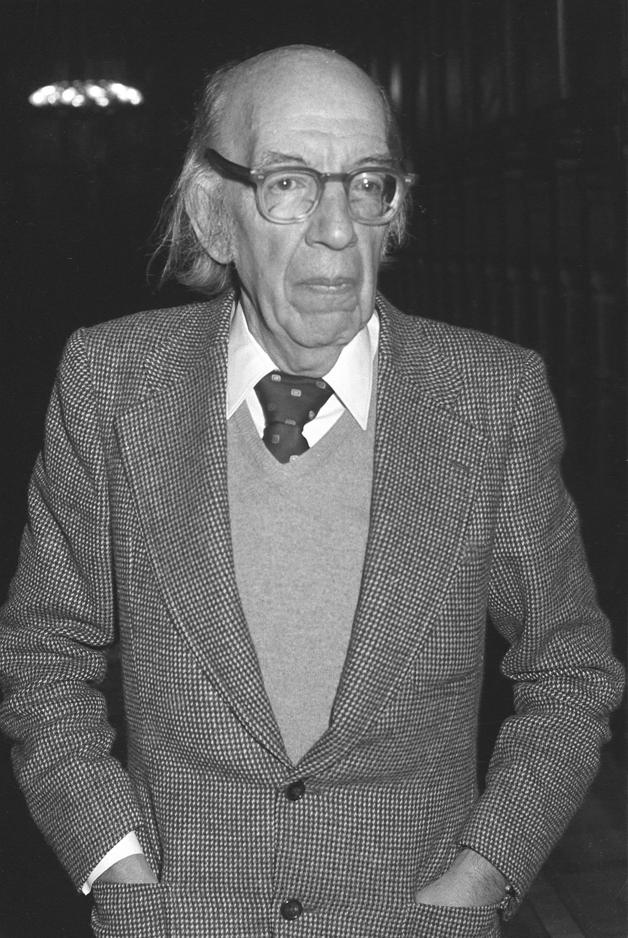López Aranguren en el Ateneo de Madrid. EFE/Archivo