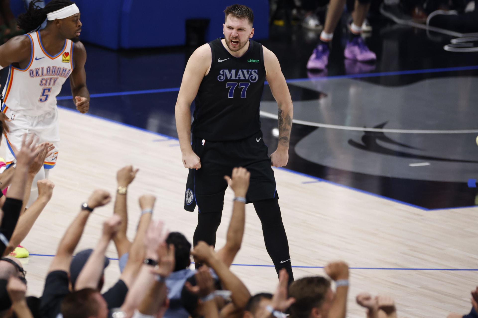 Luca Doncic, en su etapa de jugador de los Dallas Mavericks. EFE/ADAM DAVIS SHUTTERSTOCK OUT