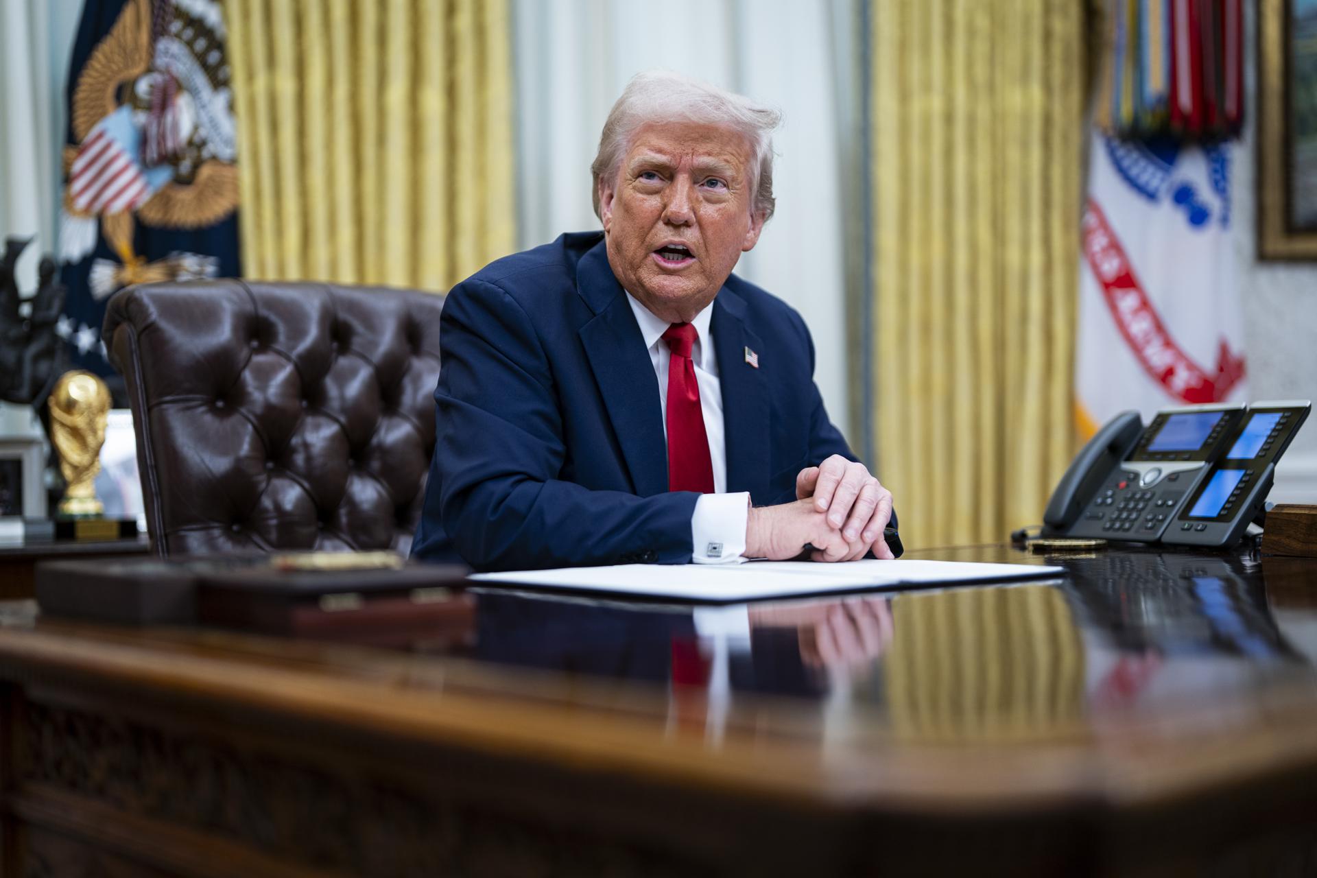 El presidente de Estados Unidos, Donald Trump. EFE/Alexander Drago