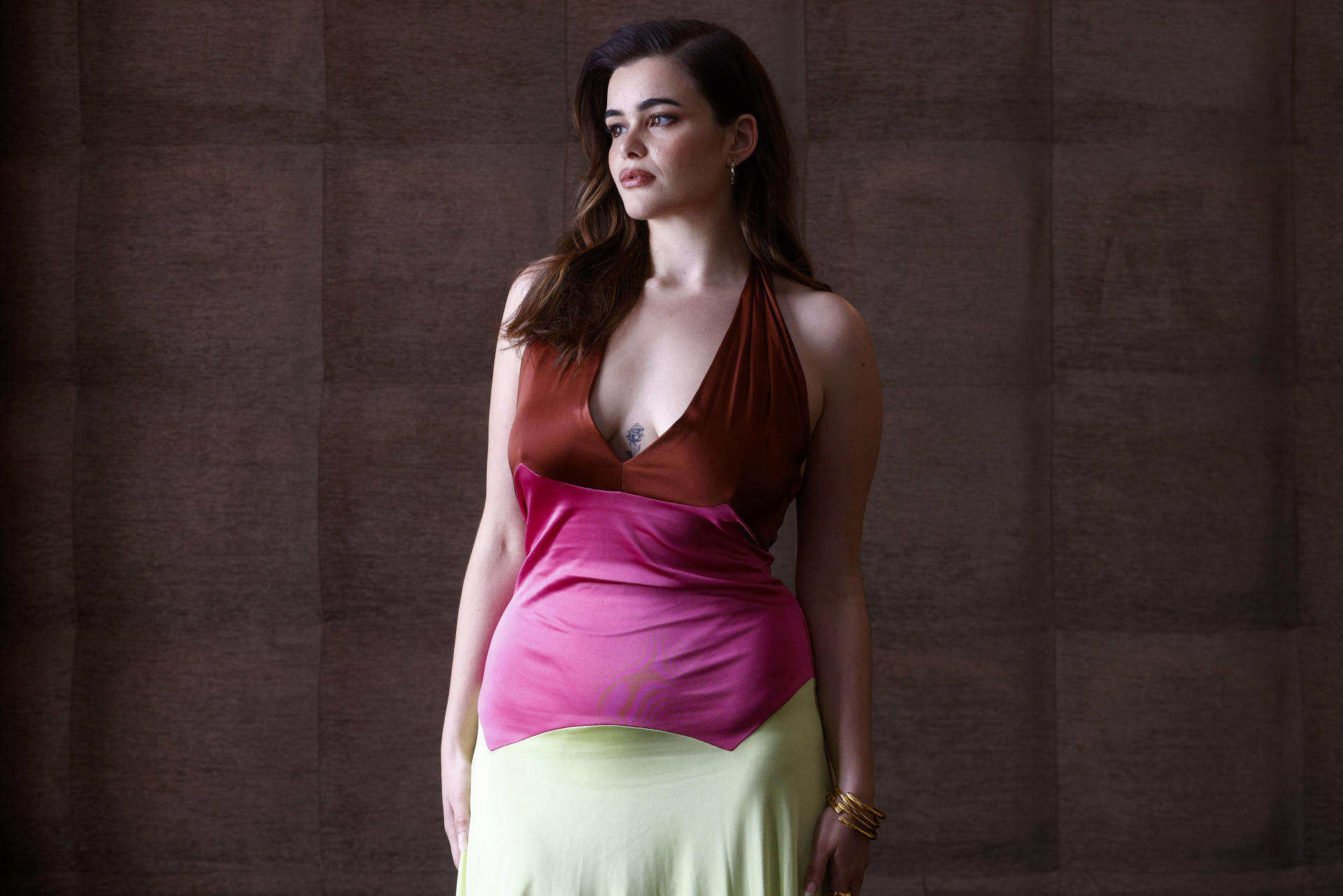 La actriz protagonista de la película 'Un 'like' de Bob Trevino', ópera prima de la directora Tracie Laymon, Barbie Ferreira, durante la entrevista concedida a EFE en el marco de la novena edición del festival de cine BCN FIlm Fest que arranca este jueves. EFE/ Quique Garcia