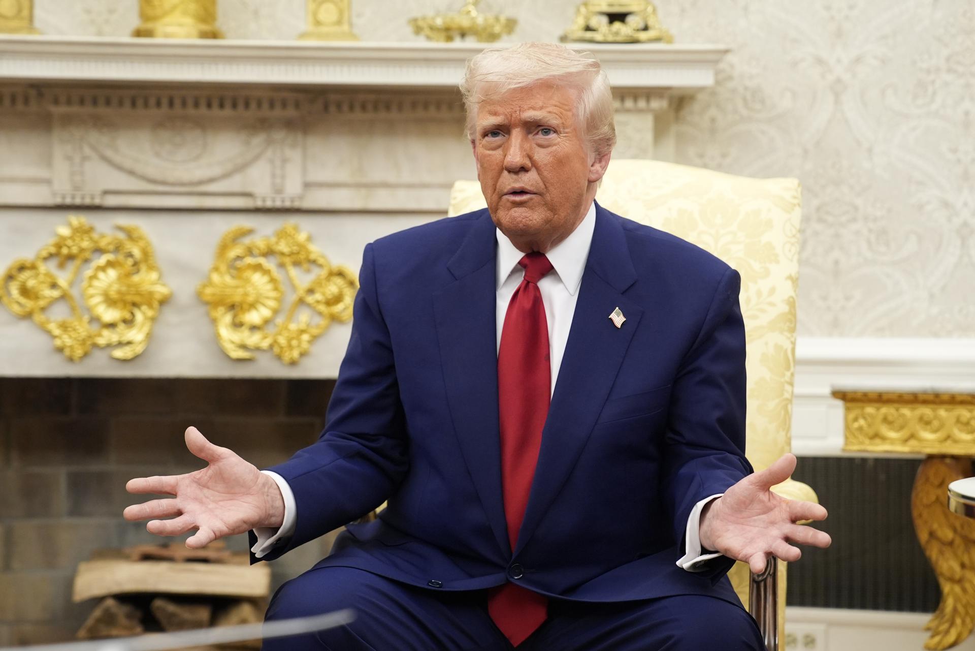 Fotografía de archivo del presidente de EE.UU., Donald Trump. EFE/EPA/YURI GRIPAS / POOL