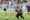 La centrocampista del Real Madrid Caroline Weir (i) disputa un balón con la delantera del Eibar Laura Camino (d) durante el partido de la Liga F entre SD Eibar y Real Madrid celebrado este sábado en el Estadio Municipal de Ipurúa. EFE/ Javi Colmenero
