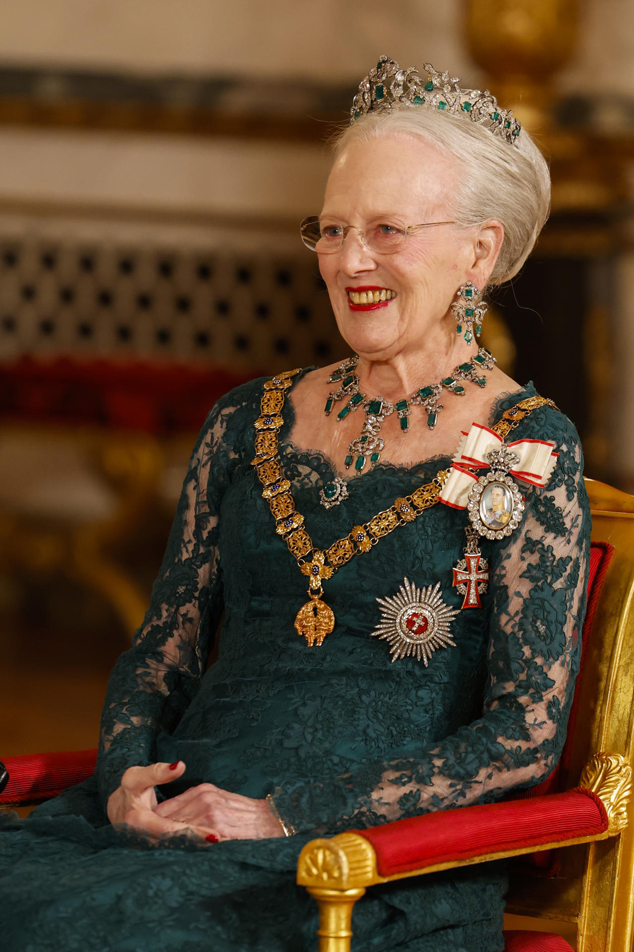 La reina Margarita II de Dinamarca en el Palacio de Christiansborg.EFE/ARCHIVO/ Juanjo Martín