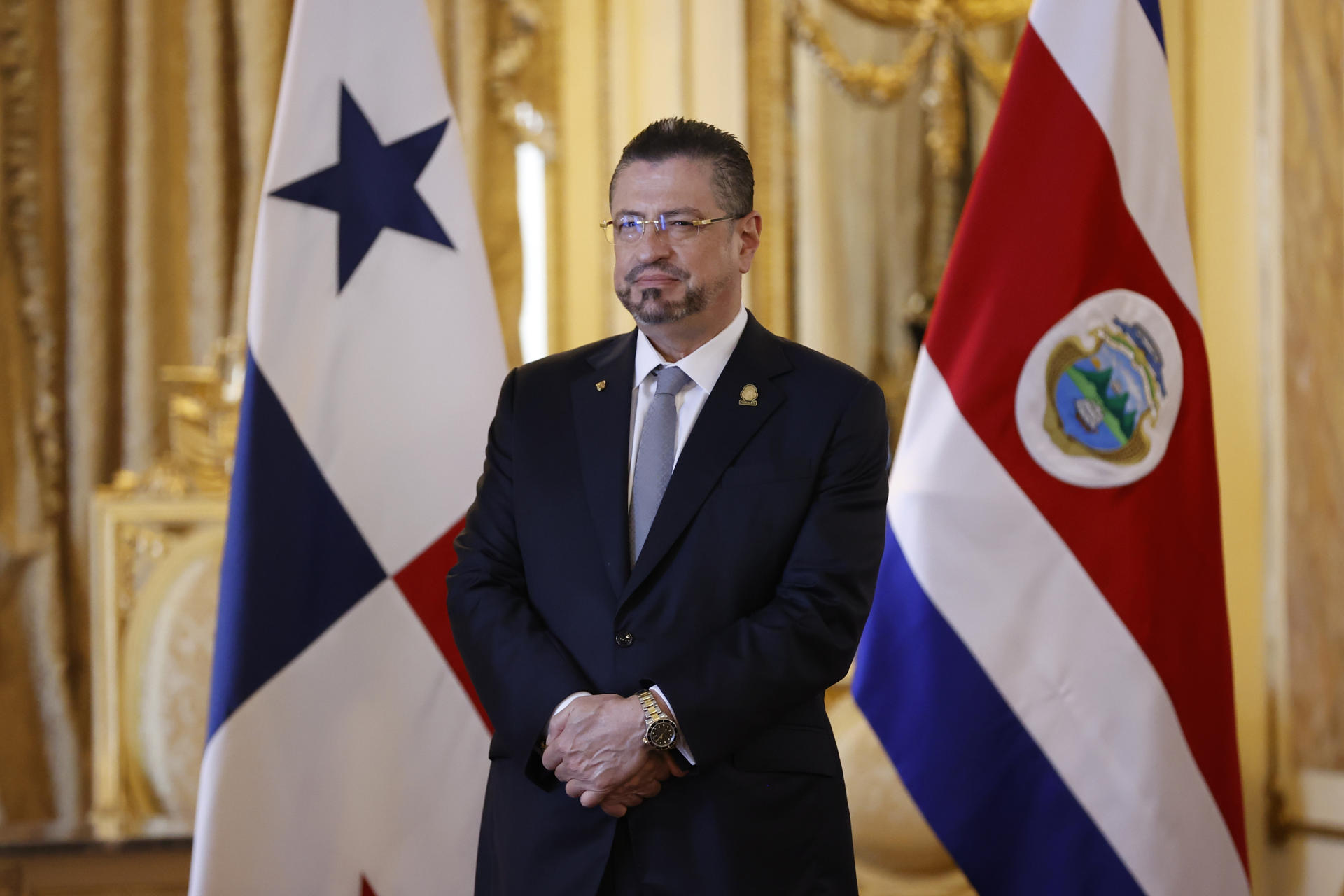 Fotografía de archivo del presidente de Costa Rica, Rodrigo Chaves Robles. EFE/ Bienvenido Velasco