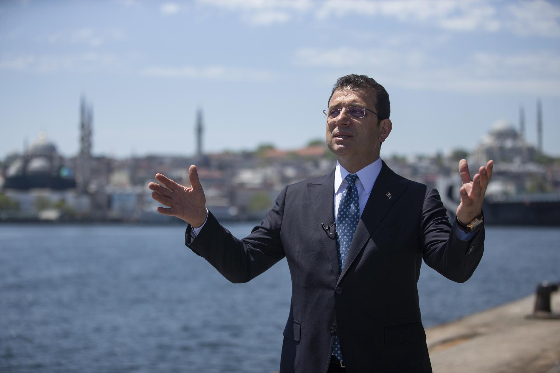 Foto archivo. Alcalde de Estambul, Ekrem Imamoglu. EFE/EPA/ERDEM SAHIN