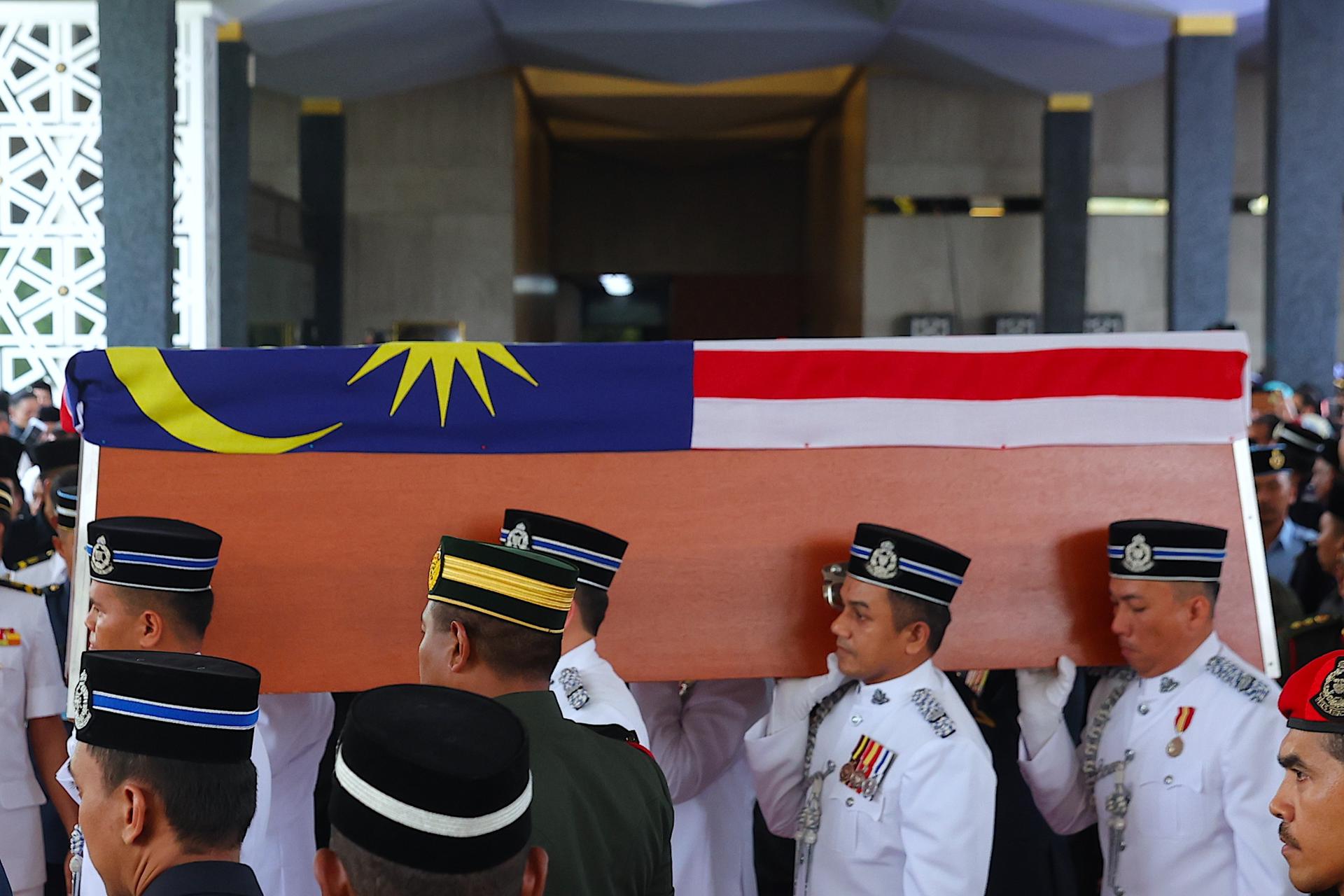 Funeral de Estado por la muerte del exprimer ministro malasio, Abdullah Badawi.
EFE/EPA/FAZRY ISMAIL