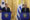 El presidente de Uruguay, Yamandú Orsi (i), habla con su homólogo de Panamá, José Raúl Mulino, durante una declaración conjunta en el salón amarillo de la Presidencia de Panamá. EFE/ Bienvenido Velasco
