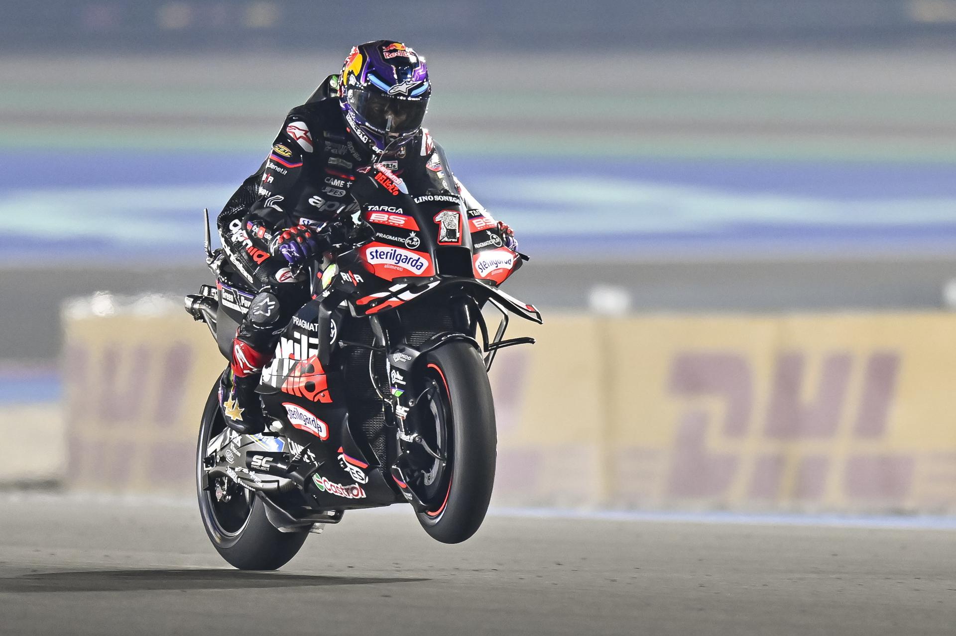 El piloto español de MotoGP Jorge Martin, del Aprilia Racing. EFE/EPA/NOUSHAD THEKKAYIL/Archivo