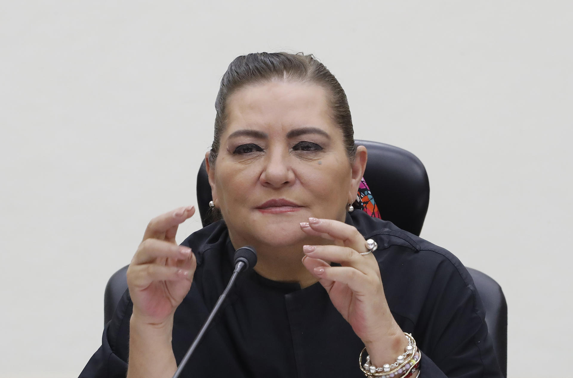 Imagen de archivo de la presidenta del Instituto Nacional Electoral (INE) de México, Guadalupe Taddei. EFE/ Mario Guzmán