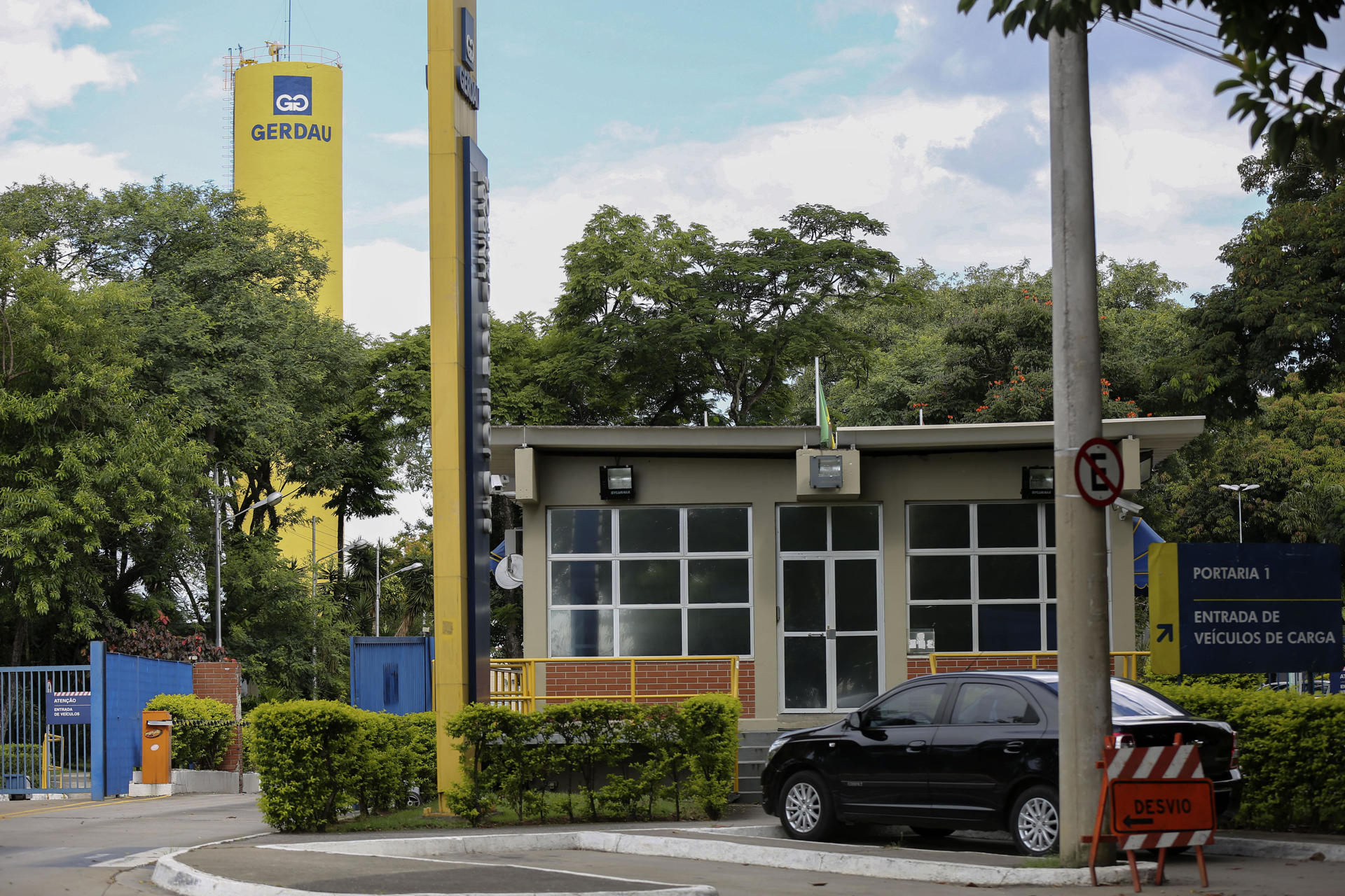 Fotografía de archivo de una de las plantas del grupo Gerdau en Sao José dos Campos (Brasil). EFE/SEBASTIÃO MOREIRA
