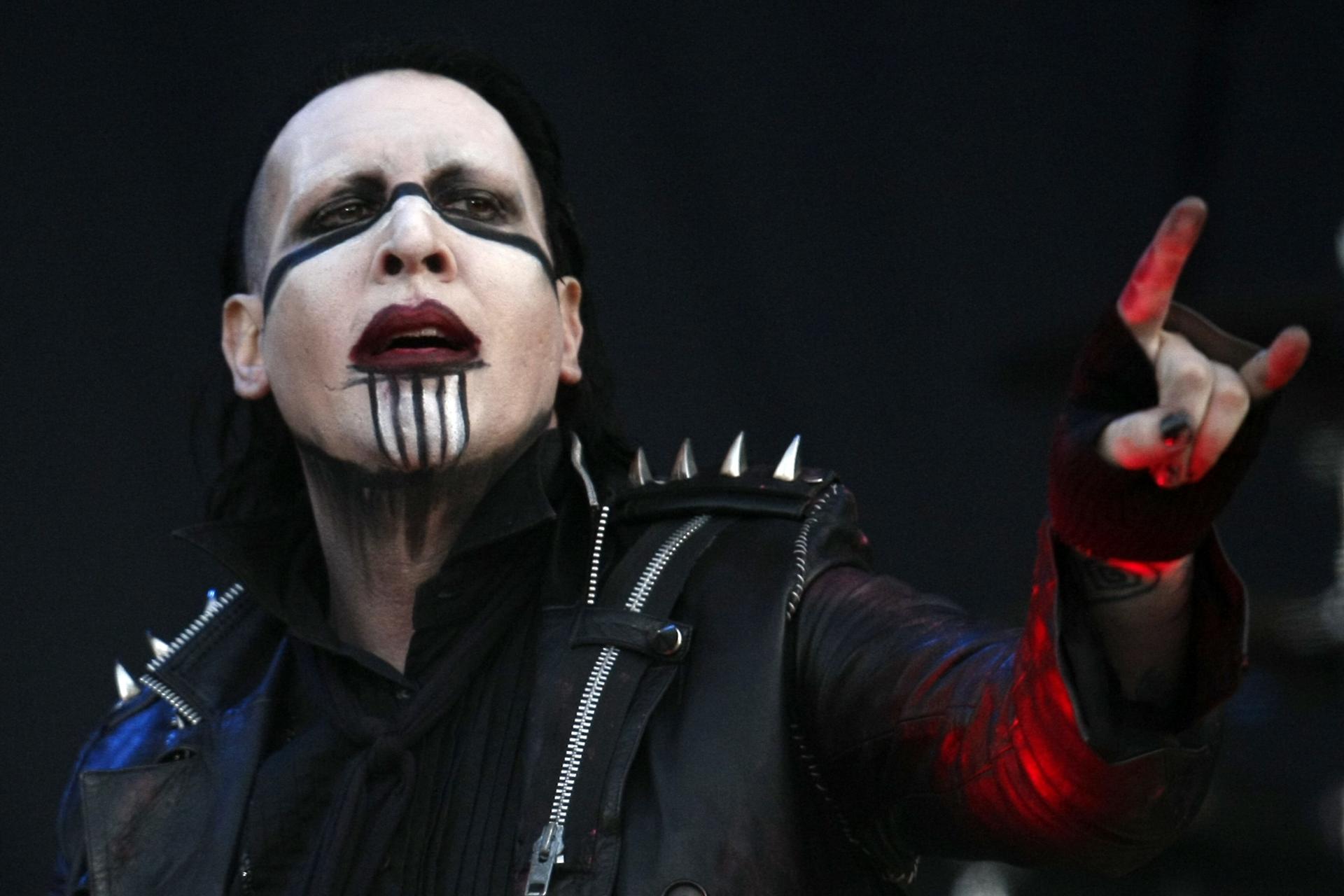 El cantante estadounidense Marilyn Manson, en una imagen de archivo. EFE/Mario Ruiz
