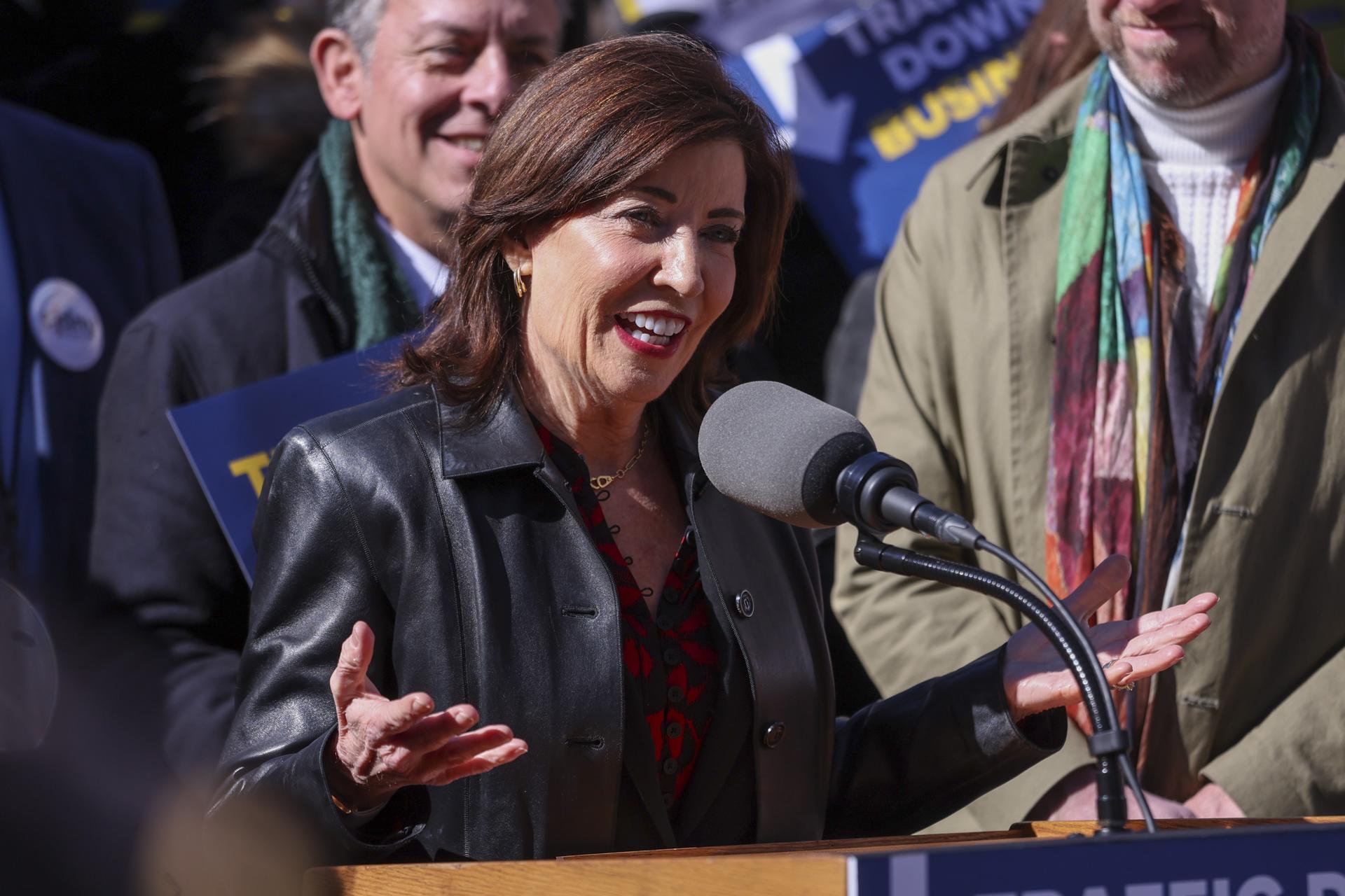 Foto de archivo de la gobernadora de Nueva York Kathy Hochul EFE/SARAH YENESEL