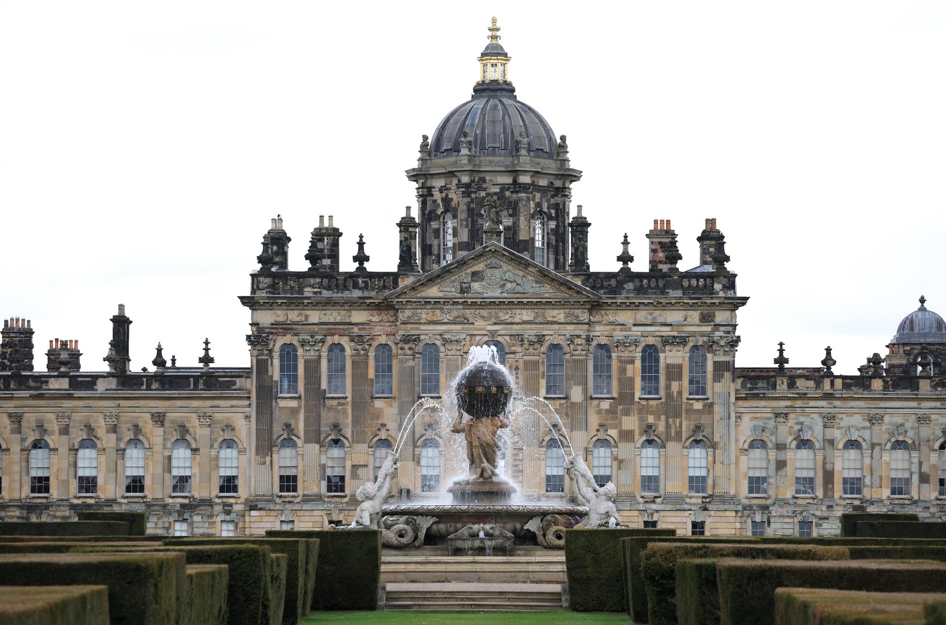 Vista general del castillo Howard en York (norte de Inglaterra). EFE/EPA/ADAM VAUGHAN