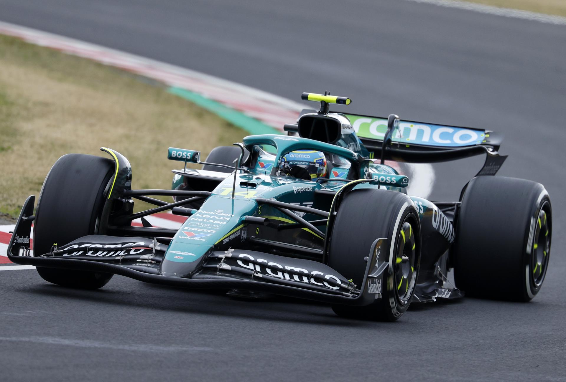 Fernando Alonso durante el Gran Premio de Japón. EFE/EPA/FRANCK ROBICHON