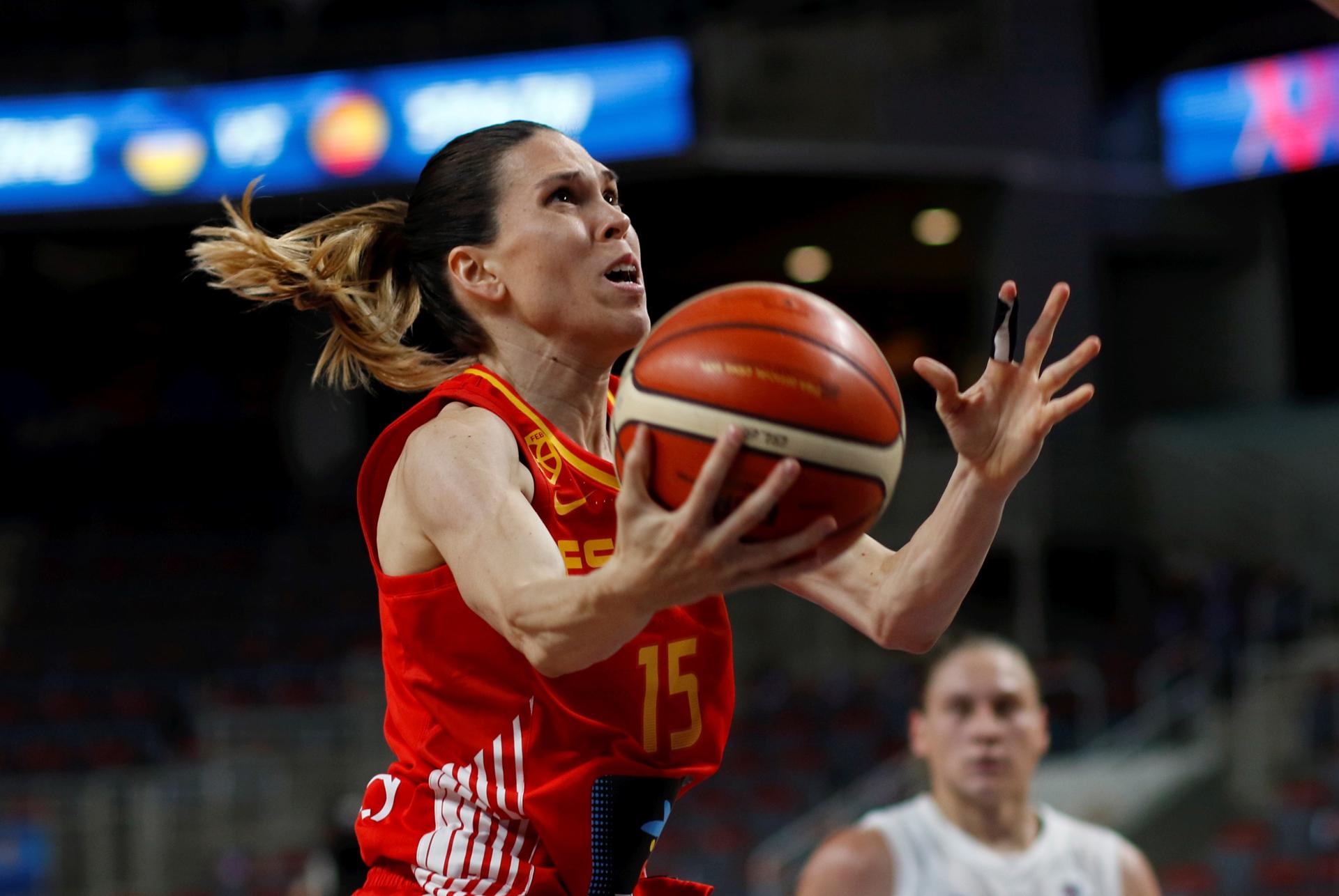 La jugadora Anna Cruz. EFE/ Valda Kalnina
