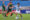 Luciano Vietto (d) de Racing disputa un balón con Carlos Romaña de Atlético Bucaramanga en un partido de la fase de grupos de la Copa Libertadores. EFE/ Juan Ignacio Roncoroni
