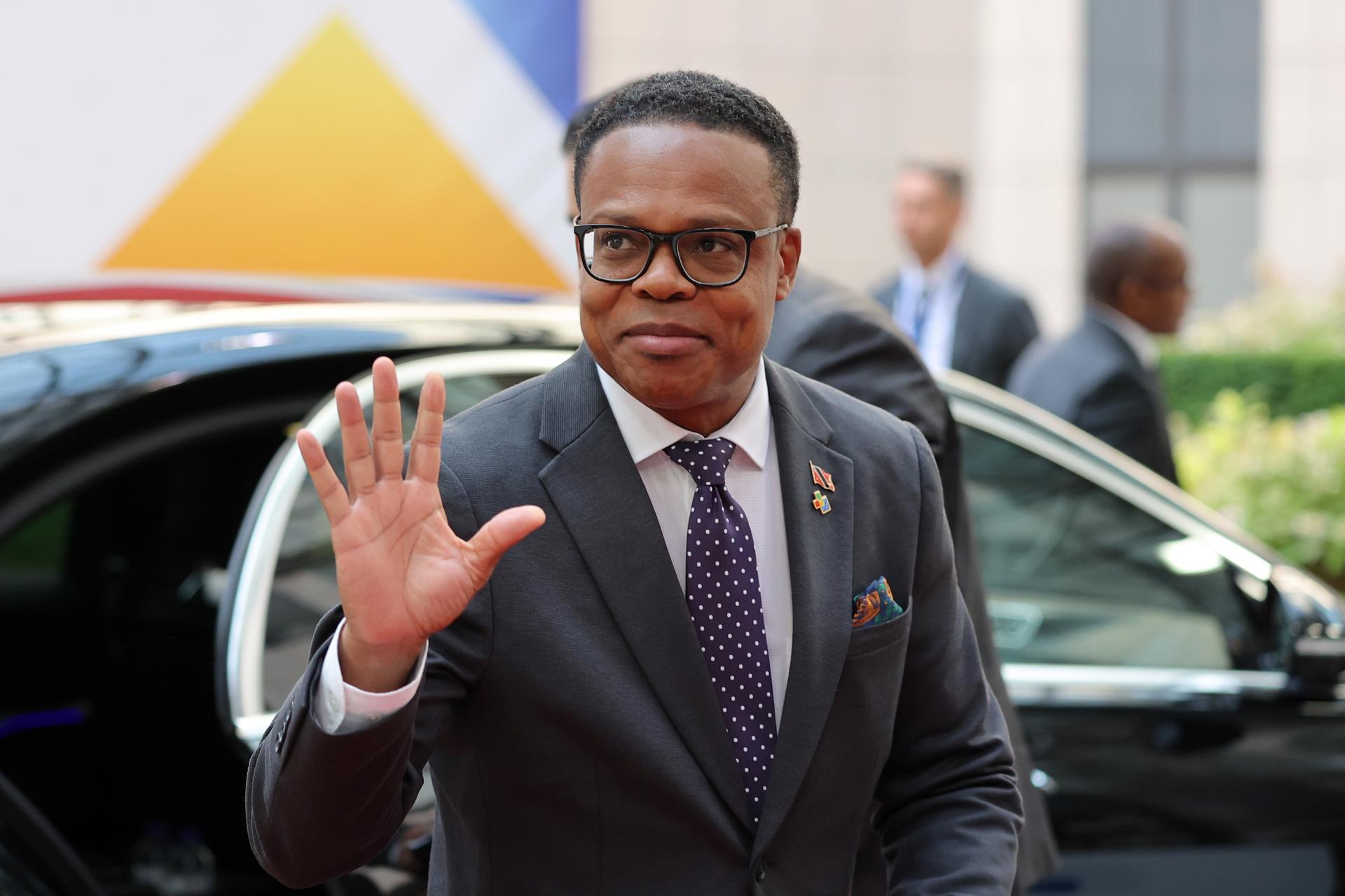 Fotografía de archivo en la que aparece el ministro de Asuntos Extranjeros de la Caricom, el trinitario Amery Browne, en Bruselas (Bélgica) EFE/Julien Warnand