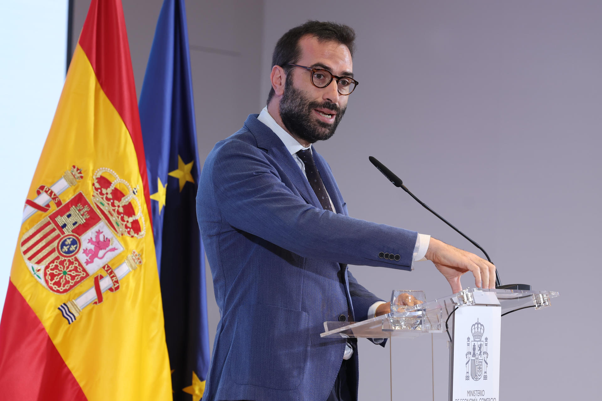 El ministro de Economía, Carlos Cuerpo. EFE/ Kiko Huesca