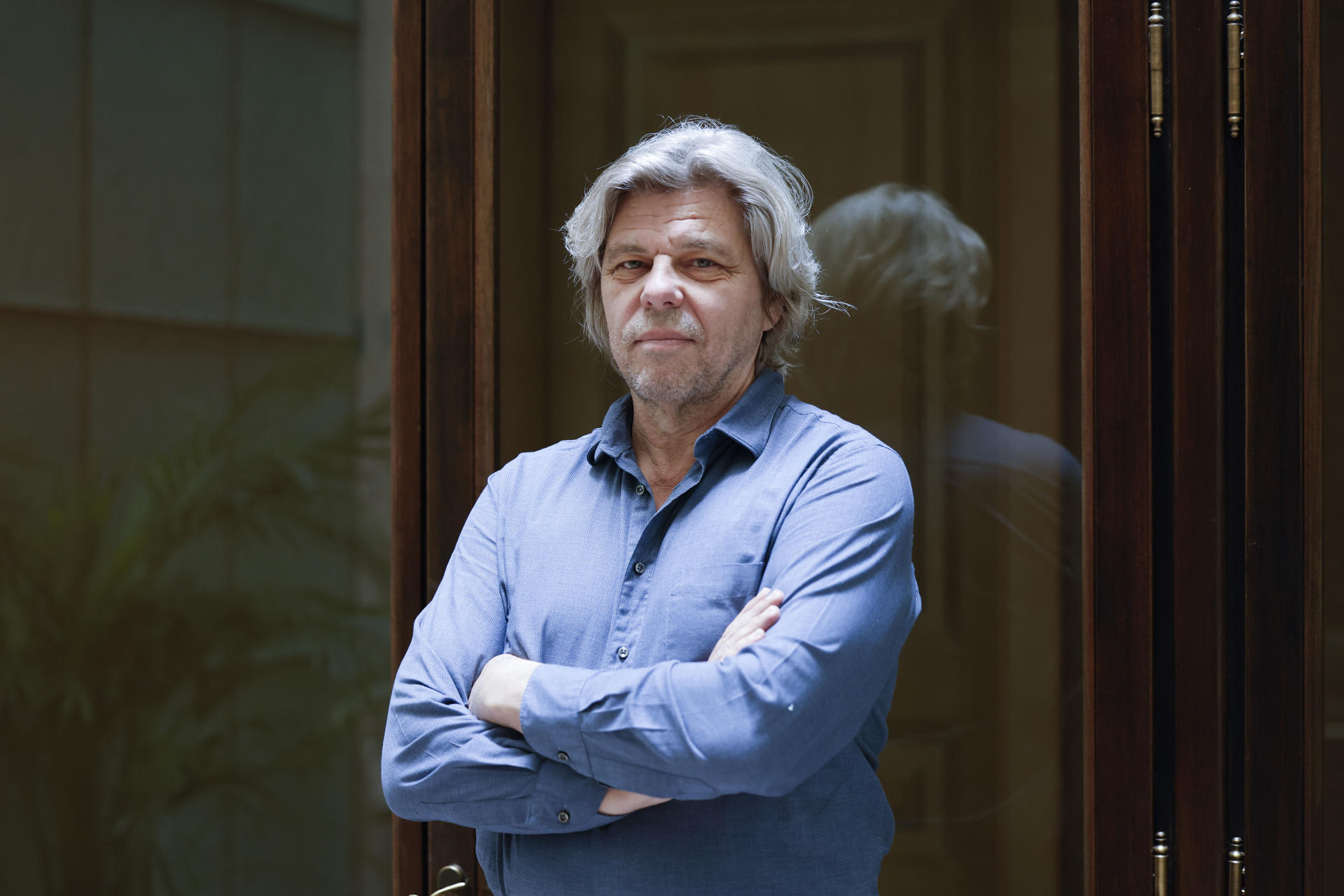 El director francés Éric Besnard presenta en la sección oficial del BCN Film Fest su última película, 'La primera escuela' en su estreno en España. EFE/Toni Albir