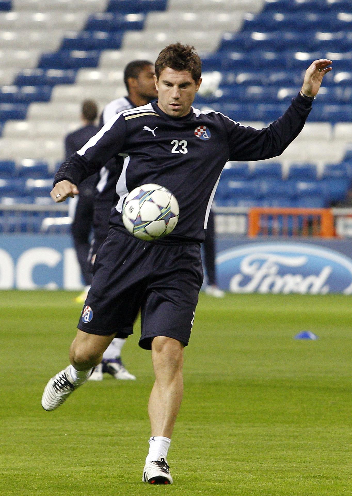 Foto de archivo del jugador croata Nikola Pokrivac, en su etapa en el Dinamo Zagreb. EFE/Kote Rodrigo.