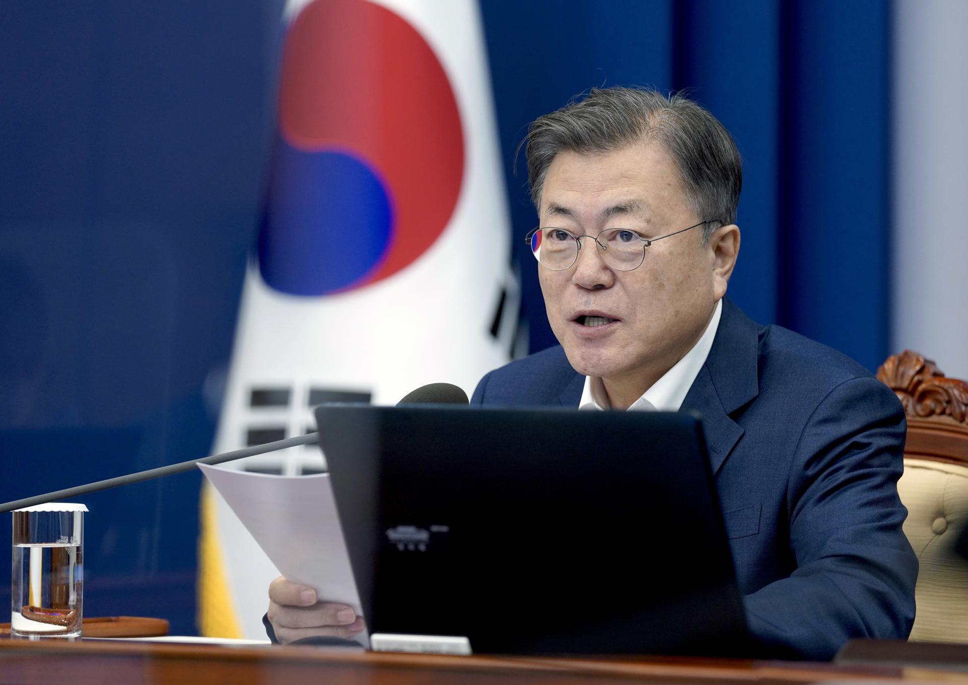 El expresidente de Corea del Sur Moon Jae-in en una foto de archivo. EFE/EPA/YONHAP SOUTH KOREA OUT[SOUTH KOREA OUT]