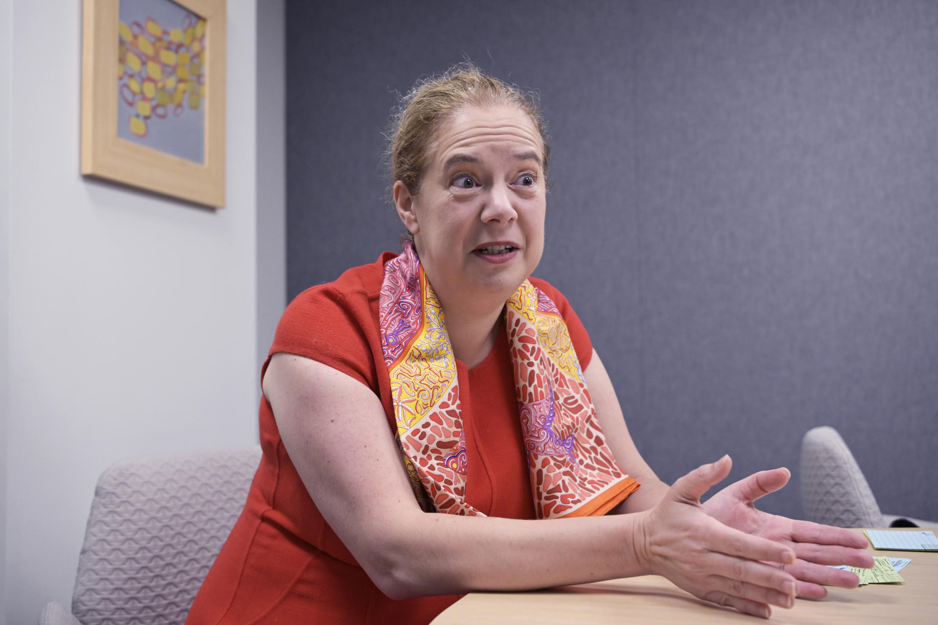 La directora adjunta del Departamento de Investigación del Fondo Monetario Internacional (FMI), Petya Koeva Brooks, en una imagen de archivo. . EFE/ Lenin Nolly